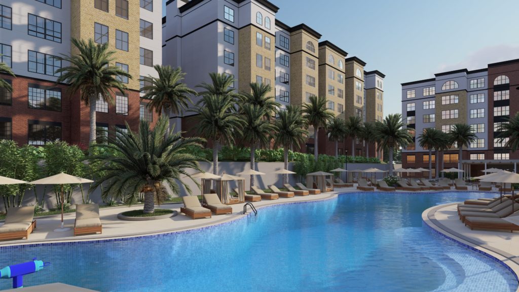 sycamore 1 Sycamore resort rendered image of poolside
